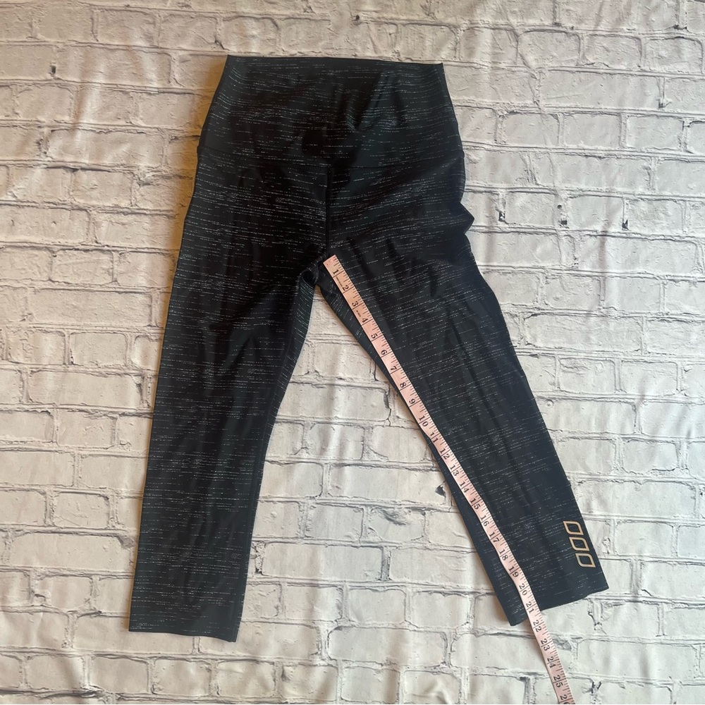 Lorna Jane Legging Womens Space Dye Medium Cropped Running Athletic EUC Work Out - Picture 8 of 14